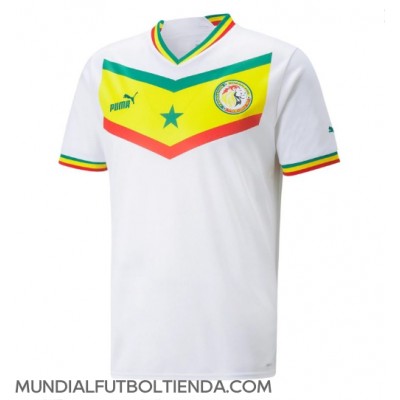 Camiseta Senegal Primera Equipación Replica Mundial 2022 mangas cortas